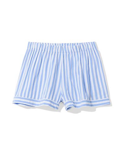 short de pyjama femme seersucker rayures bleu bleu - 23401615BLUE - HEMA