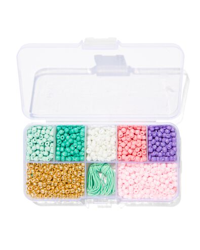 Glasperlen, 135 g, Pastellfarben - 15920135 - HEMA