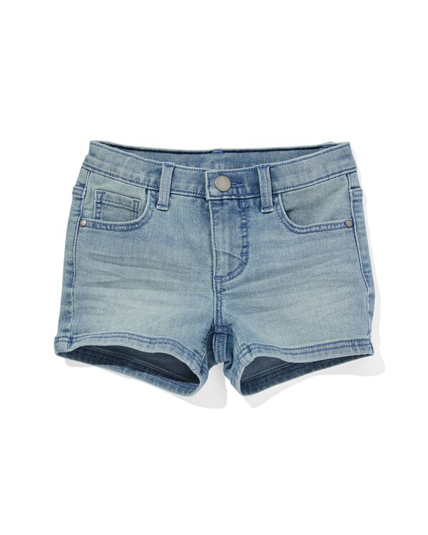 kinder korte jeans lichtblauw lichtblauw - 30867213LIGHTBLUE - HEMA