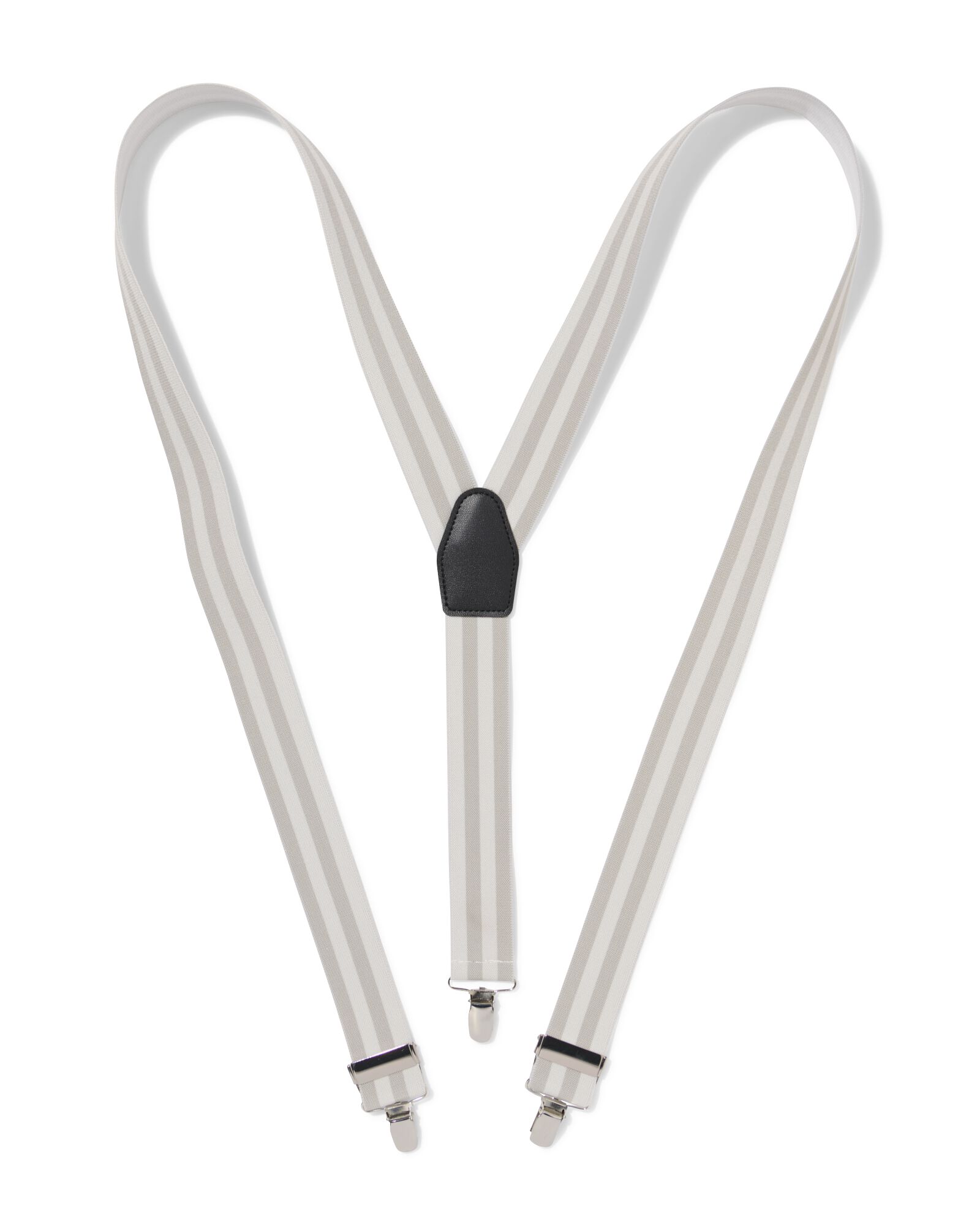 bretels 3-punts strepen grijs - 1400294 - HEMA