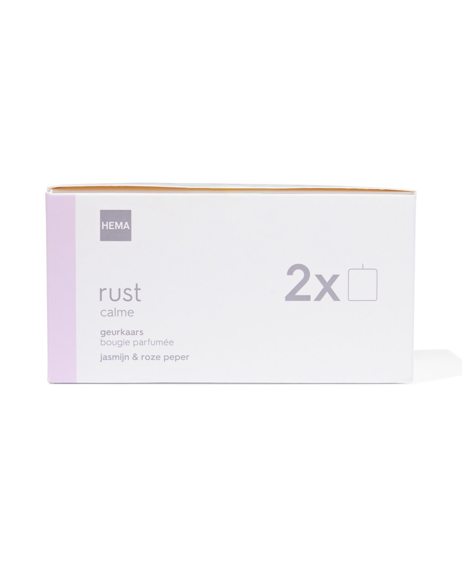 bougie parfum&eacute;e XS tranquillit&eacute; - lot de 2 - 13507501 - HEMA