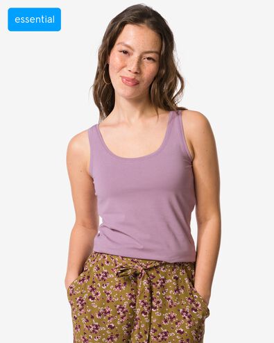 damessinglet Carry paars paars - 36303080PURPLE - HEMA