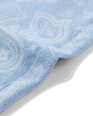 Kinderhose, Mom Fit, Paisleymuster hellblau hellblau - 30835913LIGHTBLUE - HEMA