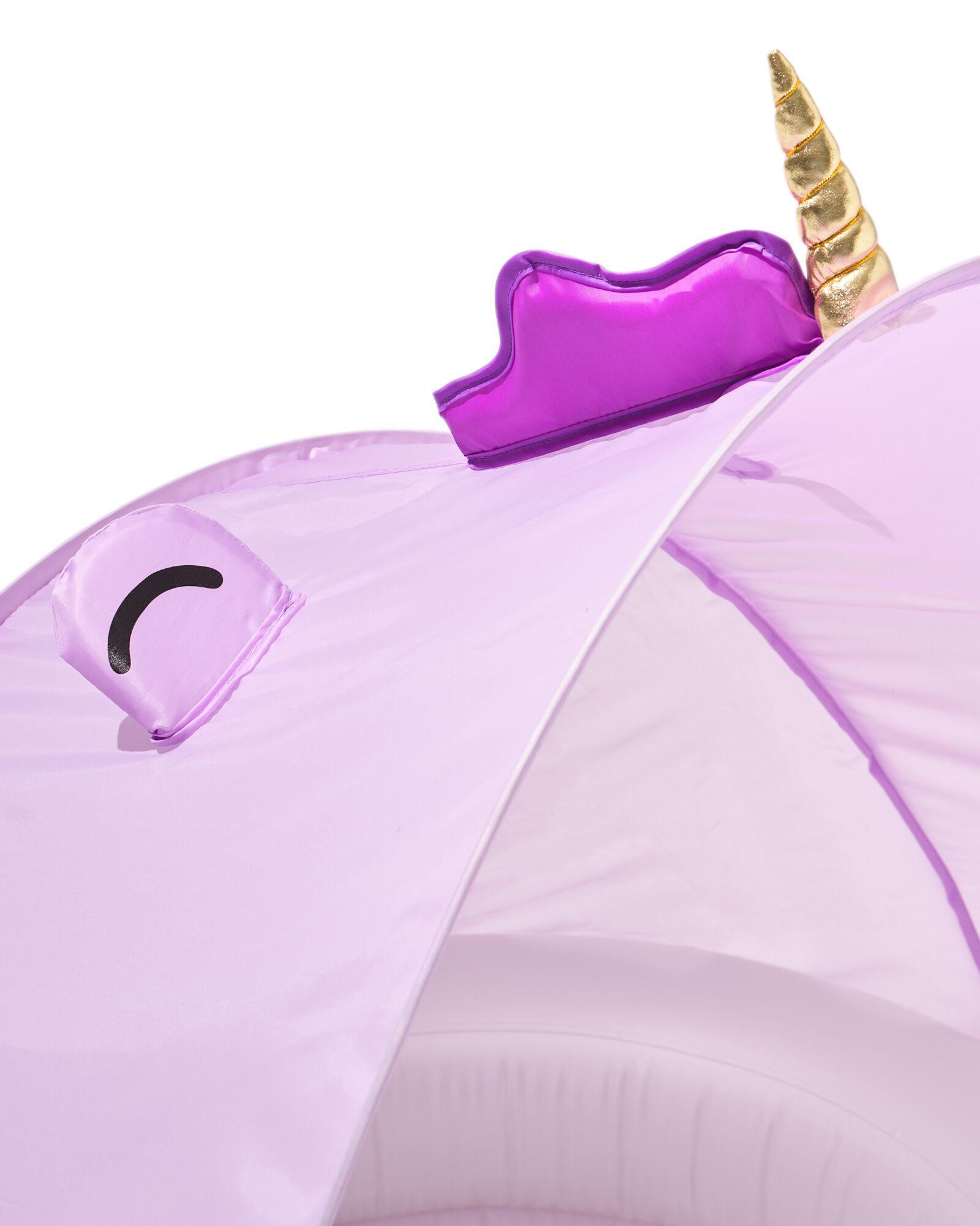 opblaasbaar kinderbadje met tent ⌀94cm eenhoorn - 15800145 - HEMA