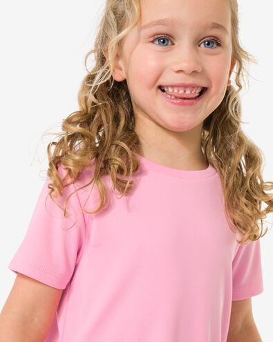 t-shirt de sport enfant rose rose - 30600061PINK - HEMA