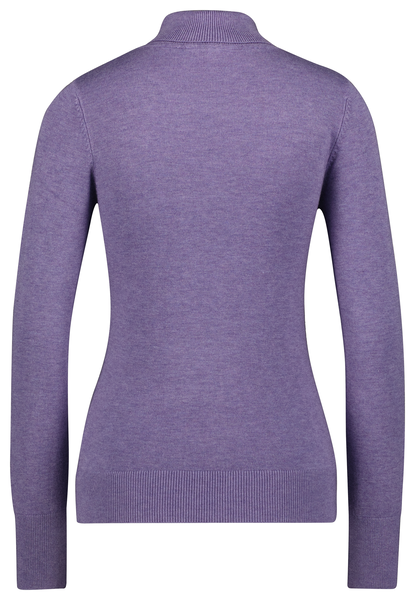 Damen-Rollkragenpullover violett - 1000025136 - HEMA