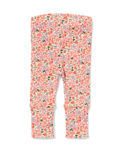 legging &eacute;volutif nouveau-n&eacute; fleurs &eacute;cru - 33426920ECRU - HEMA
