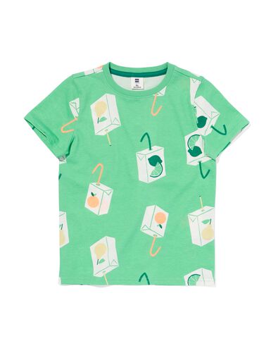 t-shirt enfant boissons vert vert - 30783933GREEN - HEMA