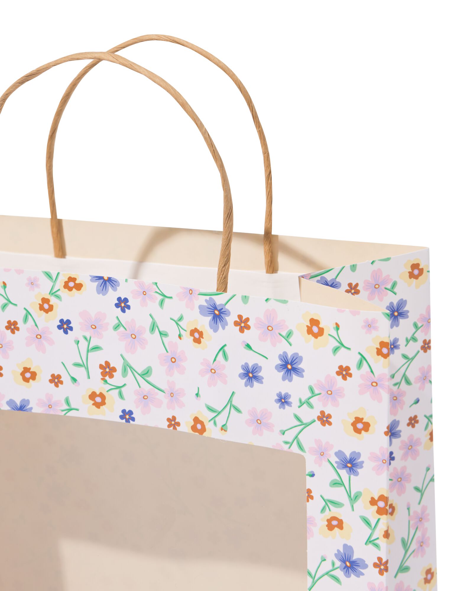 sac cadeau L avec fen&ecirc;tre fleur - 14793267 - HEMA