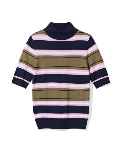 pull femme Lily femme maille fine rayures multi - 36302780MULTI - HEMA