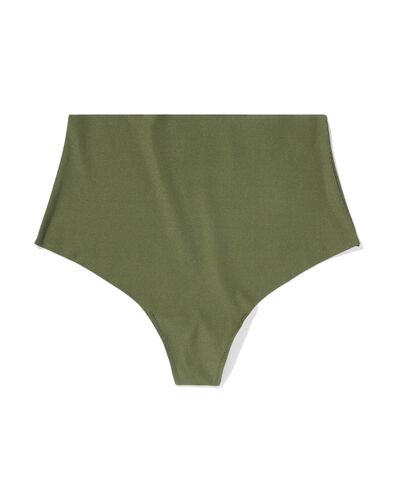 string femme c&ocirc;tel&eacute; polyamide sans coutures vert fonc&eacute; - 19602725DARKGREEN - HEMA