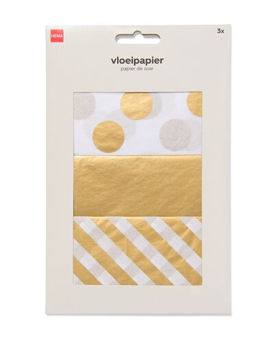 Seidenpapier 14 cm, Gold - 14700628 - HEMA