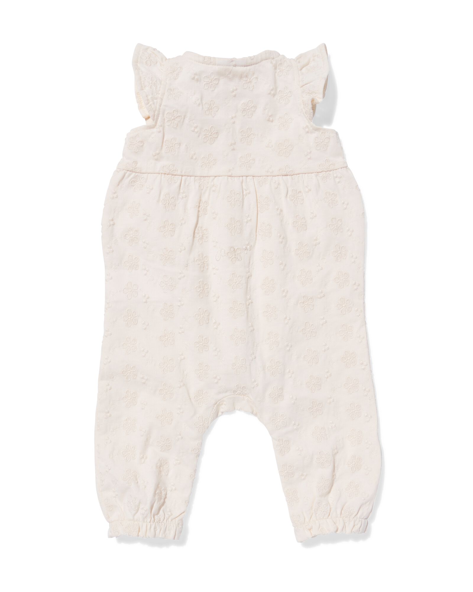 combinaison b&eacute;b&eacute; jersey brod&eacute;e blanc cass&eacute; blanc cass&eacute; - 33454720OFFWHITE - HEMA