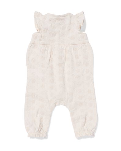 combinaison b&eacute;b&eacute; jersey brod&eacute;e blanc cass&eacute; blanc cass&eacute; - 33454720OFFWHITE - HEMA