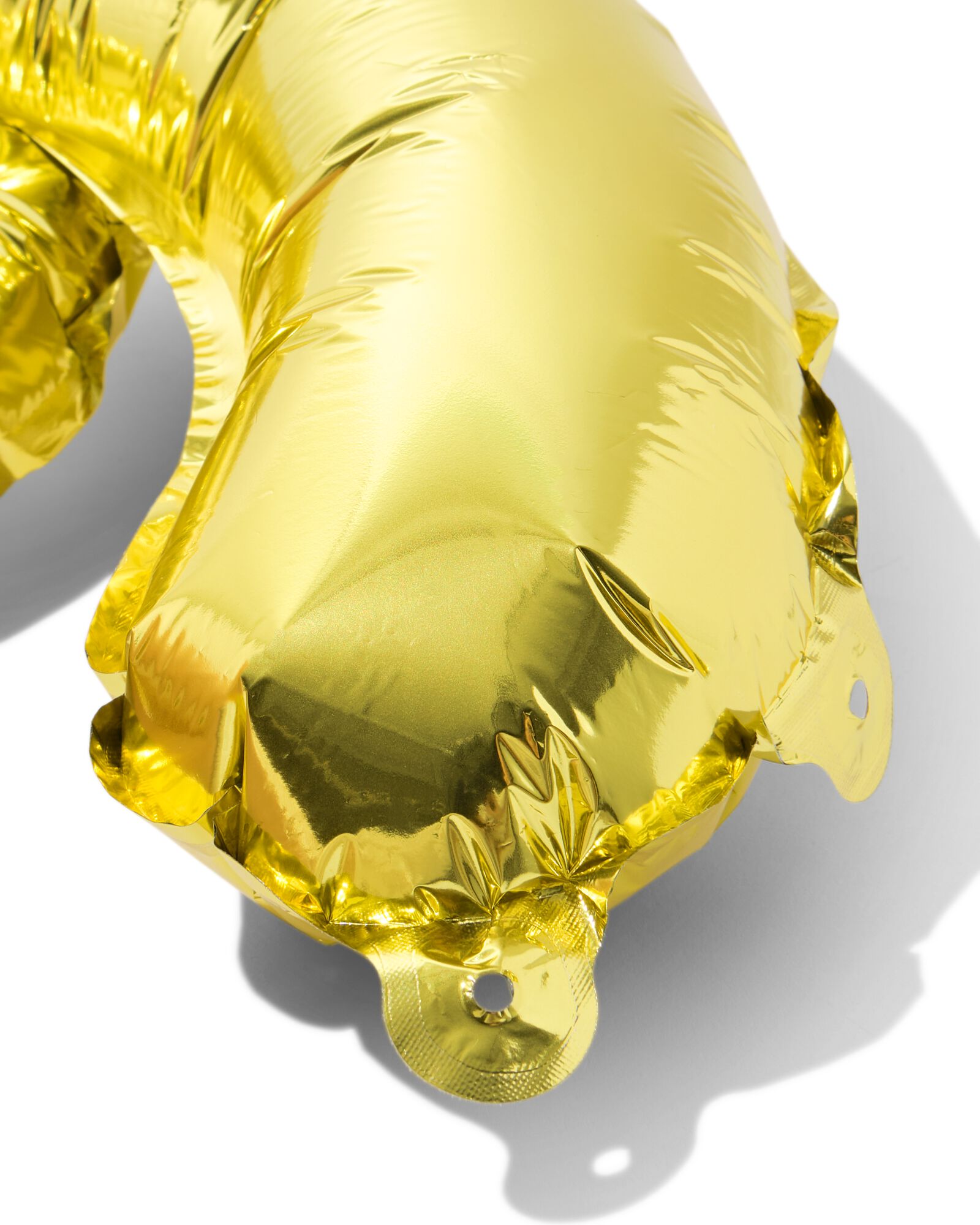 folieballon cijfer 6 30cm goud - 14260027 - HEMA