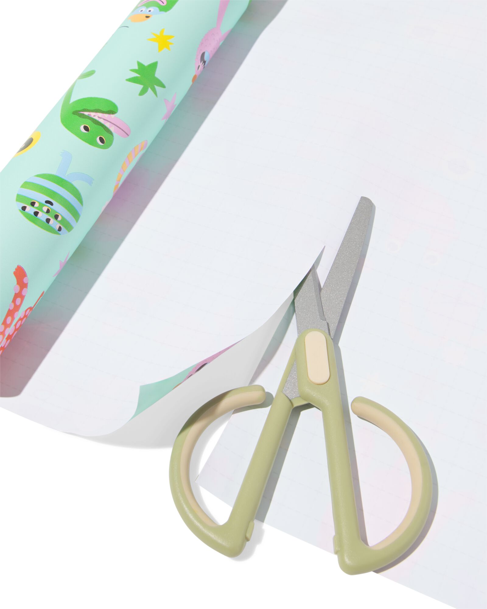 cadeaupapier 70x200cm extra sterk monsters - 14793326 - HEMA