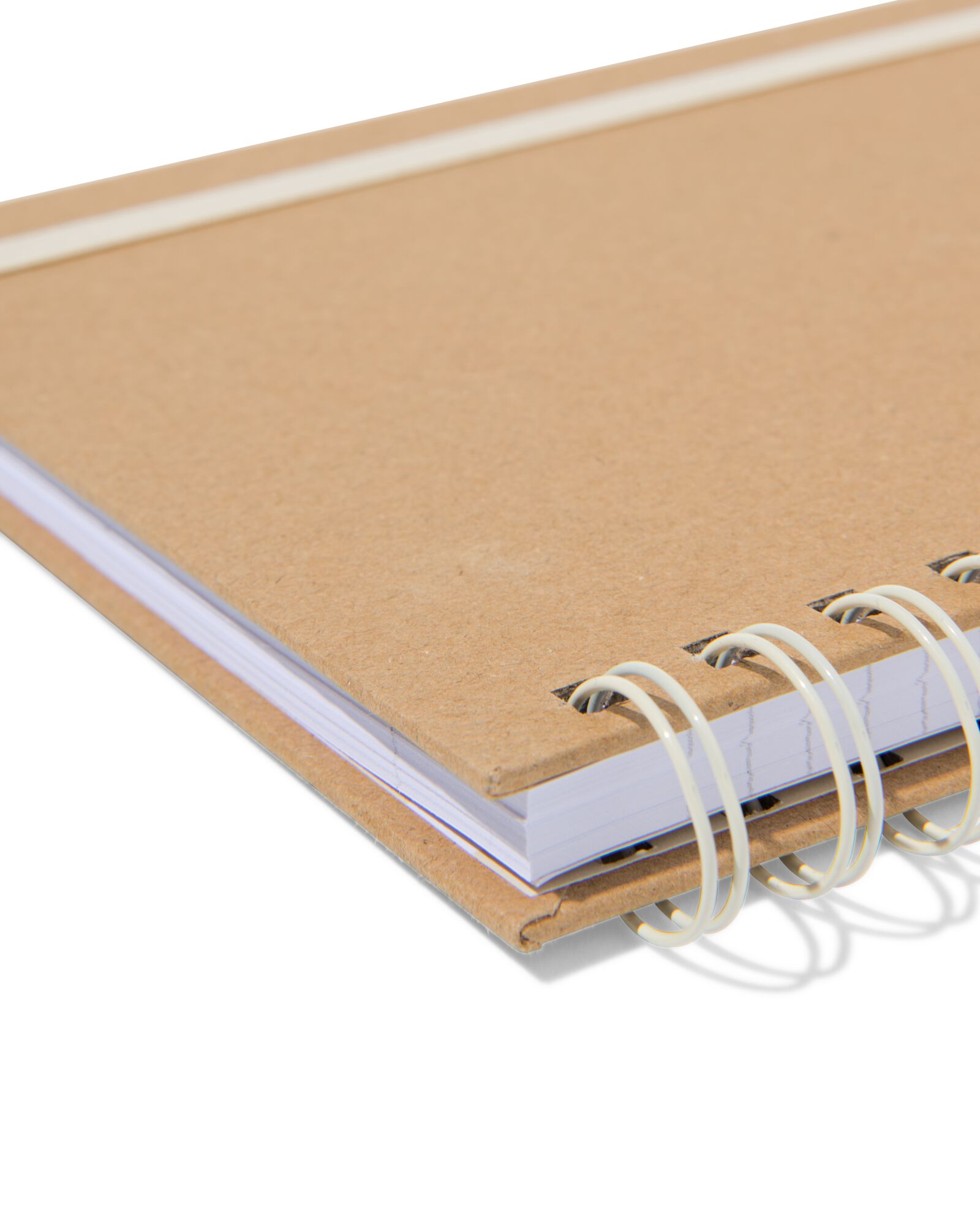 carnet A5 lignes kraft - 14120127 - HEMA