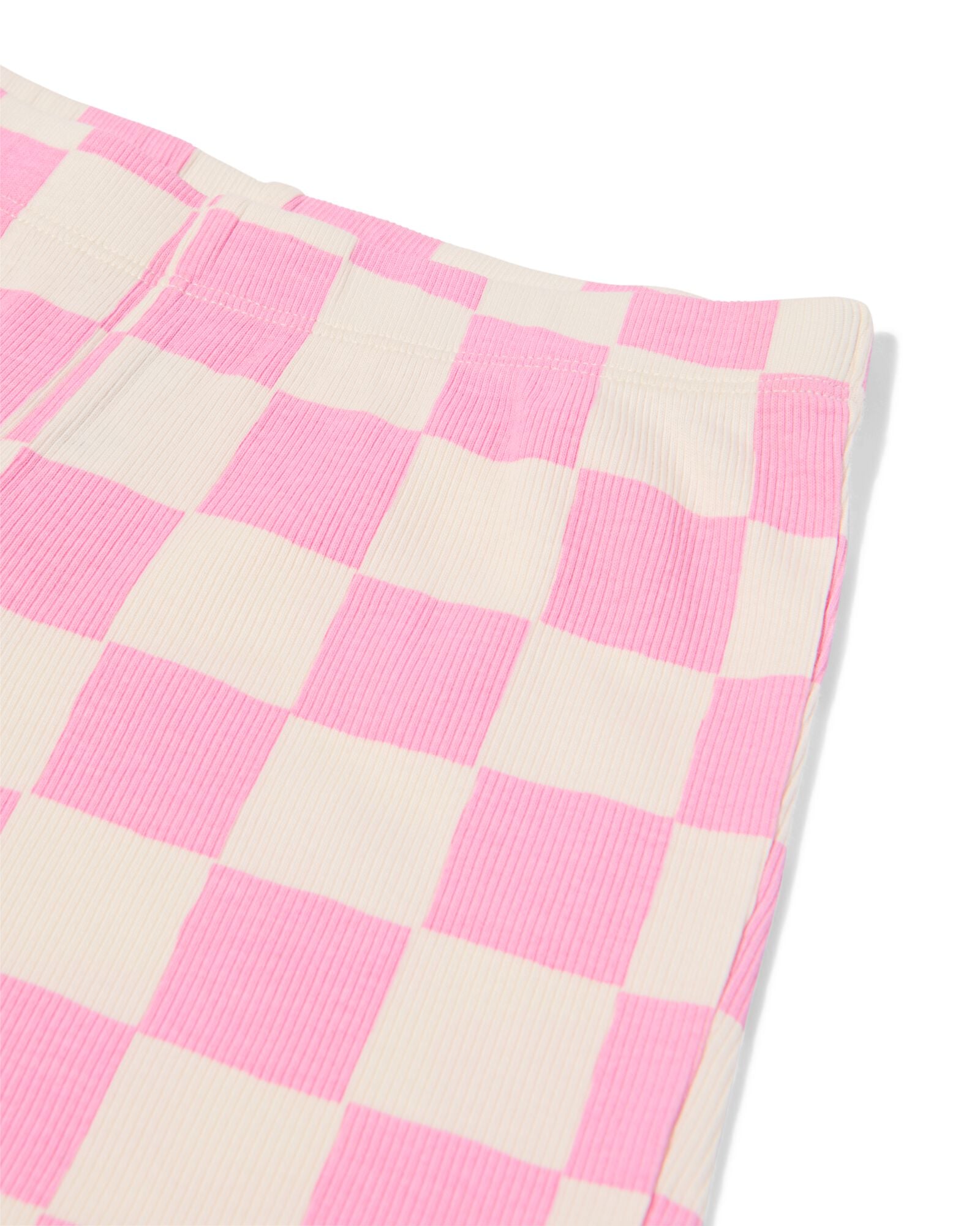 kindershortama rib ruiten roze - 23002960PINK - HEMA