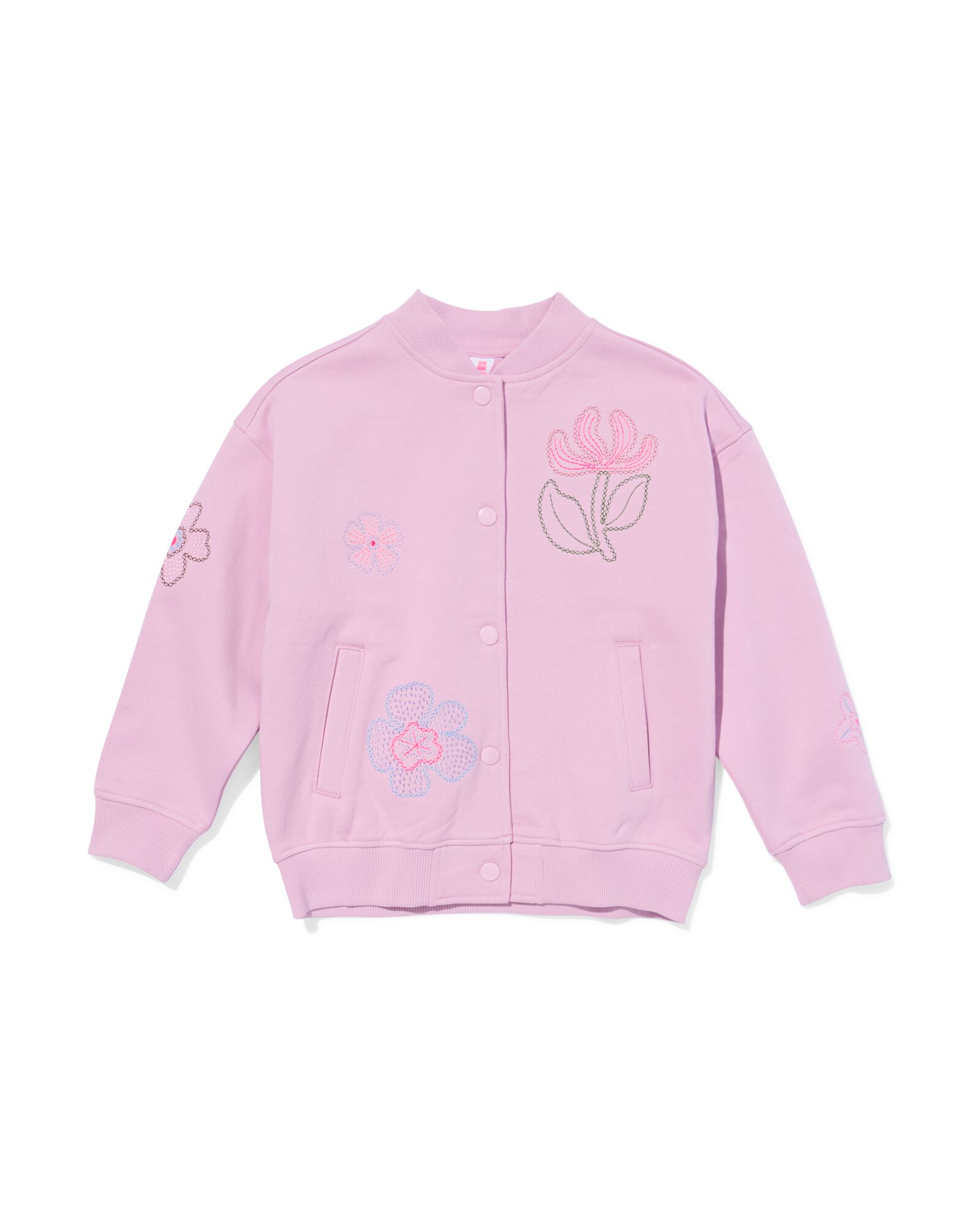 kindervest jersey bloemen ecru ecru - 30847718ECRU - HEMA