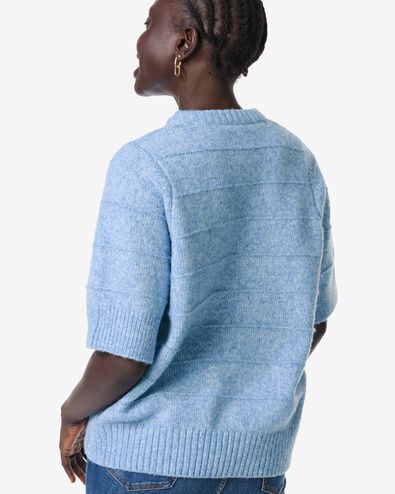 Damenpullover Fyra, gestrickt blau blau - 36207260BLUE - HEMA