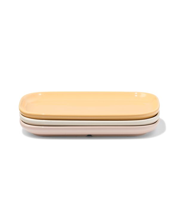 serveerschaaltjes 17x9cm keramiek - 3 stuks - 41800433 - HEMA