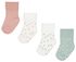 4er-Pack Baby-Socken mit Bambus, Punkte rosa - 1000023517 - HEMA