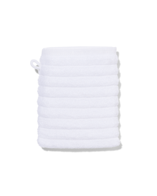 serviette de bain qualité épaisse relief blanc blanc - 1000024313 - HEMA