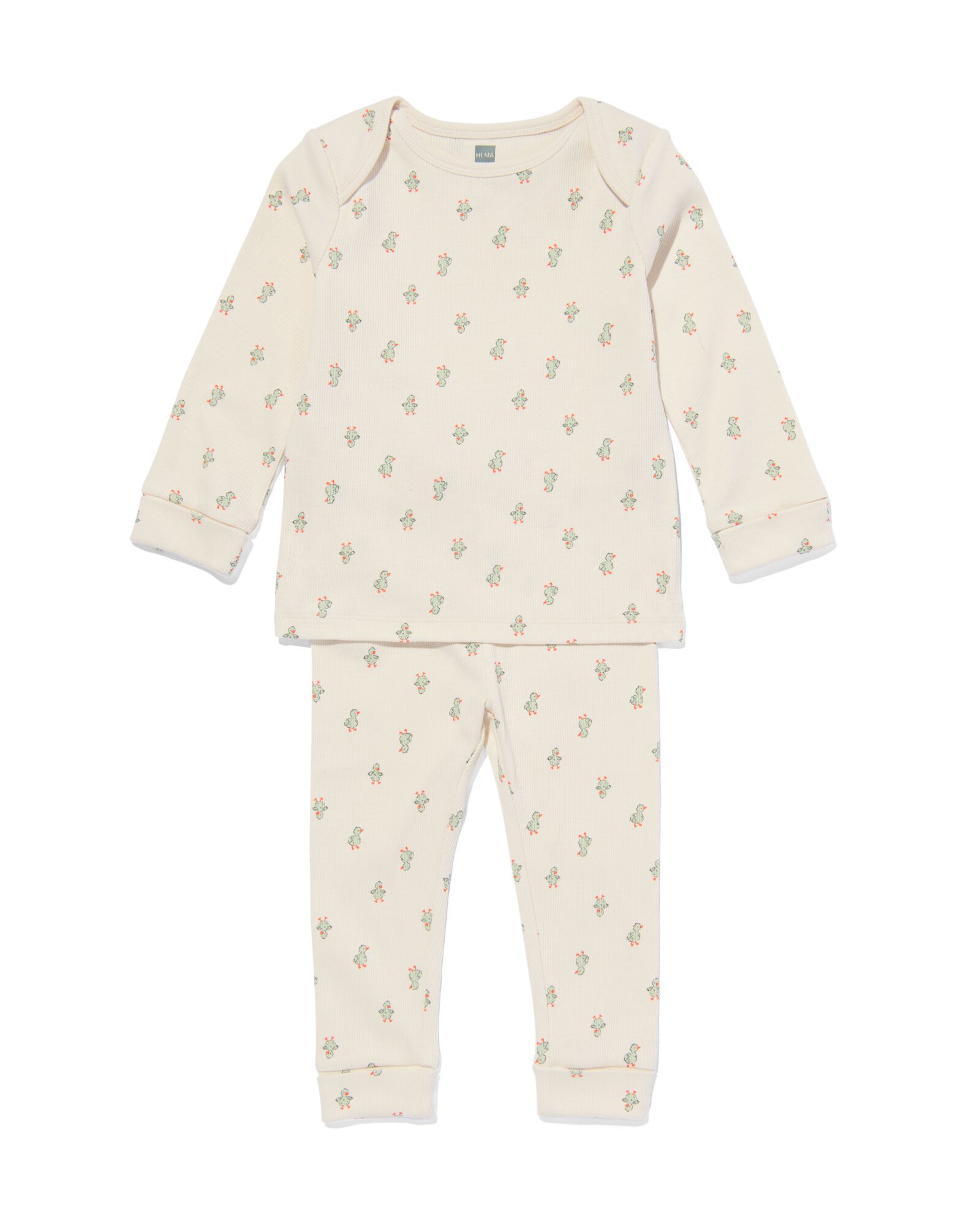 pyjama &eacute;volutif b&eacute;b&eacute; c&ocirc;te canards blanc cass&eacute; - 33309730OFFWHITE - HEMA