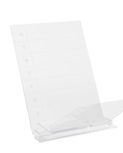 Wochenplaner transparent - 14590645 - HEMA