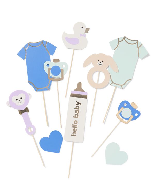 accessoires de f&ecirc;te b&eacute;b&eacute; 8 pi&egrave;ces  - 14250266 - HEMA