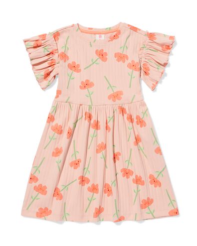 Kinderkleid mit Blumen hellrosa - 30868007LIGHTPINK - HEMA