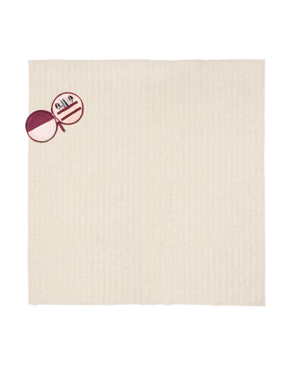 picknickkleed 200x200cm beige - 41800172 - HEMA