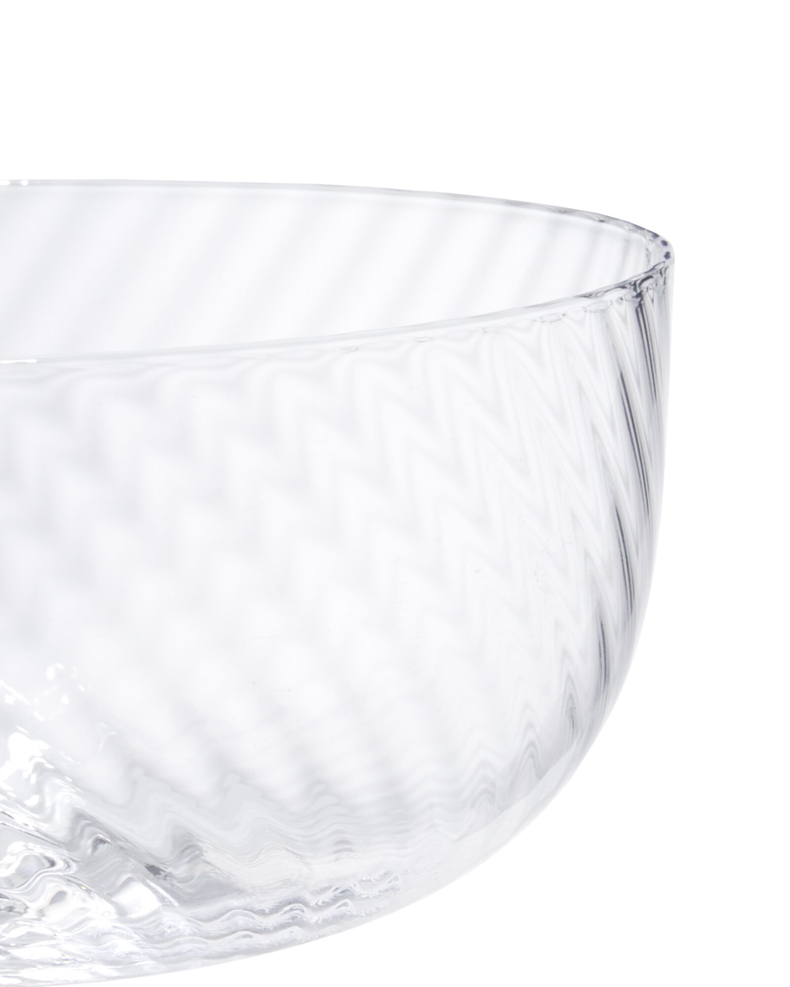 coupe en verre Bergen &agrave; relief torsad&eacute; - 9401153 - HEMA