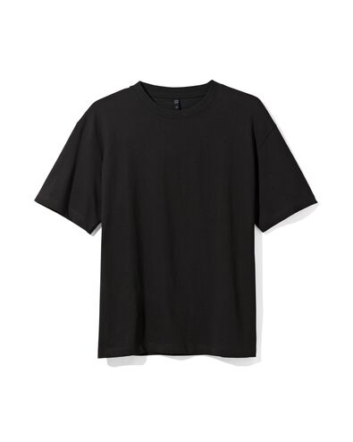 Damen-T-Shirt Do schwarz XL - 36259554 - HEMA