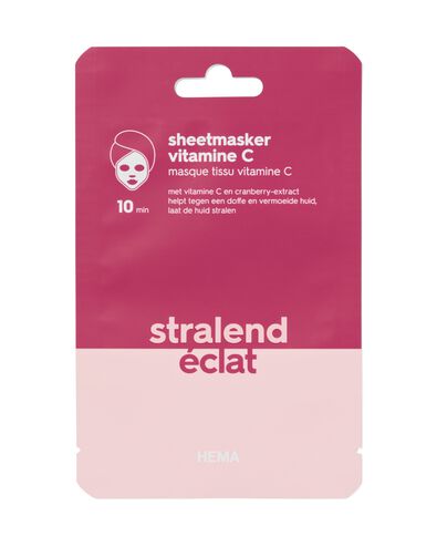 sheetmasker stralend - 17860157 - HEMA