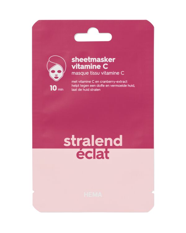 sheetmasker stralend - 17860157 - HEMA
