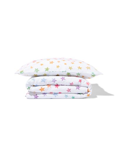 housse de couette tout-petits 120x150 coton doux &eacute;toiles - 5730217 - HEMA