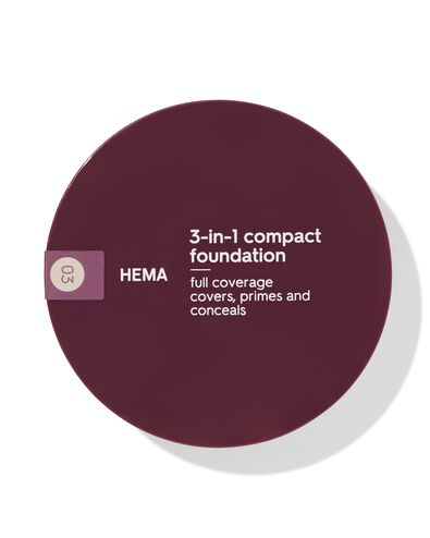fond de teint compact 3-en-1 03 - 11290458 - HEMA