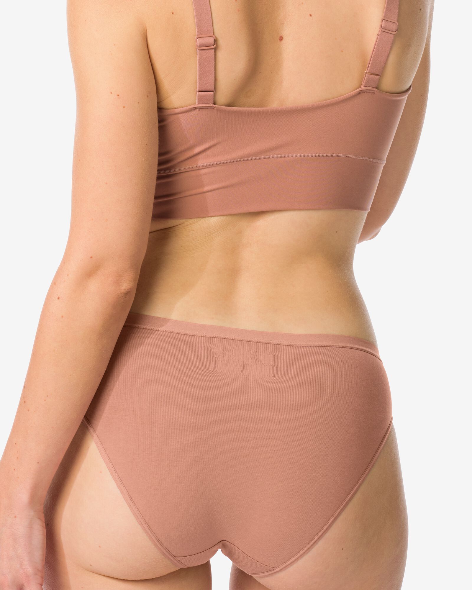 slip femme confort parfait coton marron clair - 19611424LIGHTBROWN - HEMA