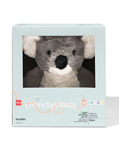 peluche lumineuse koala 22 cm - 15100254 - HEMA