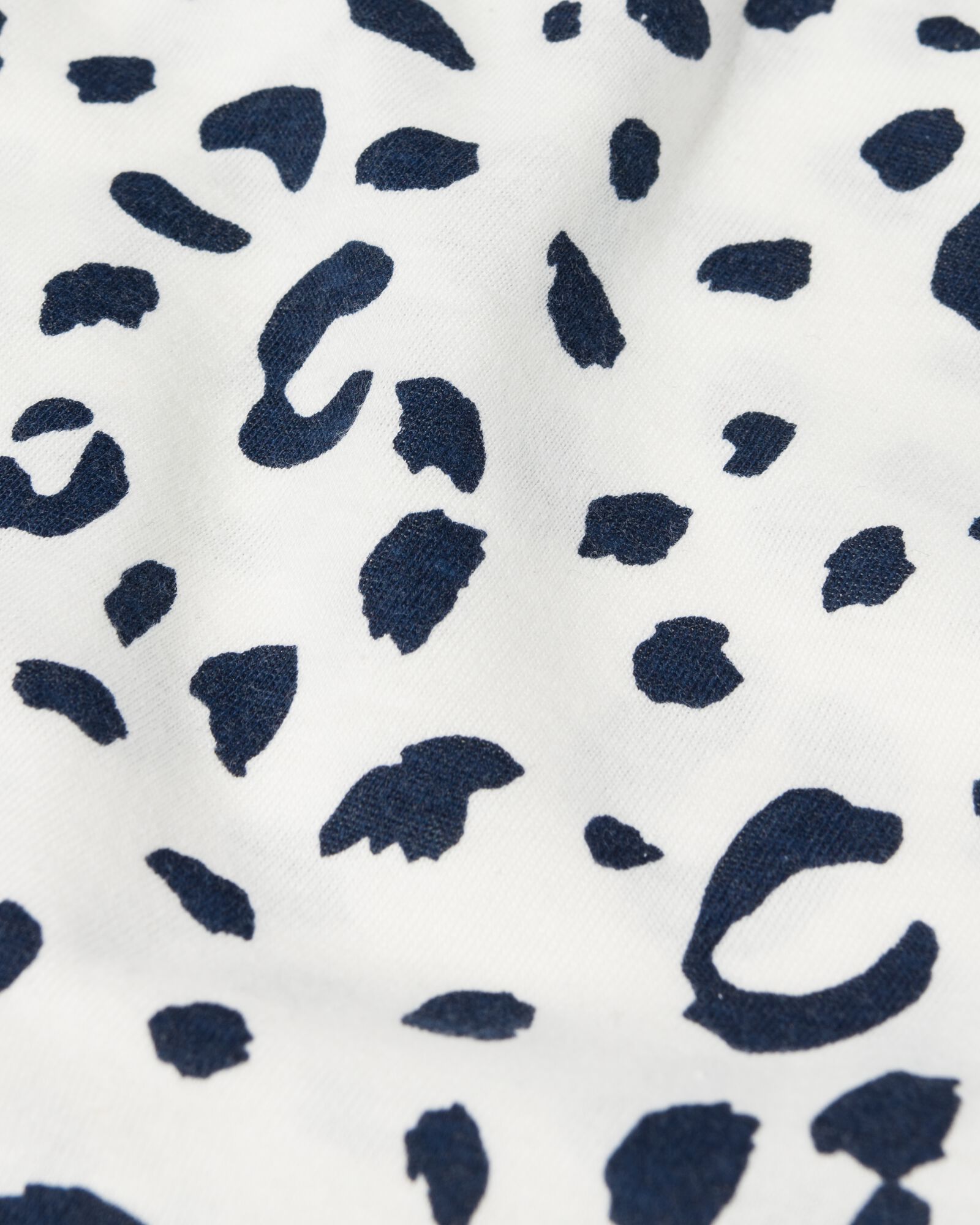 pyjama enfant coton animal bleu fonc&eacute; - 1000026562 - HEMA