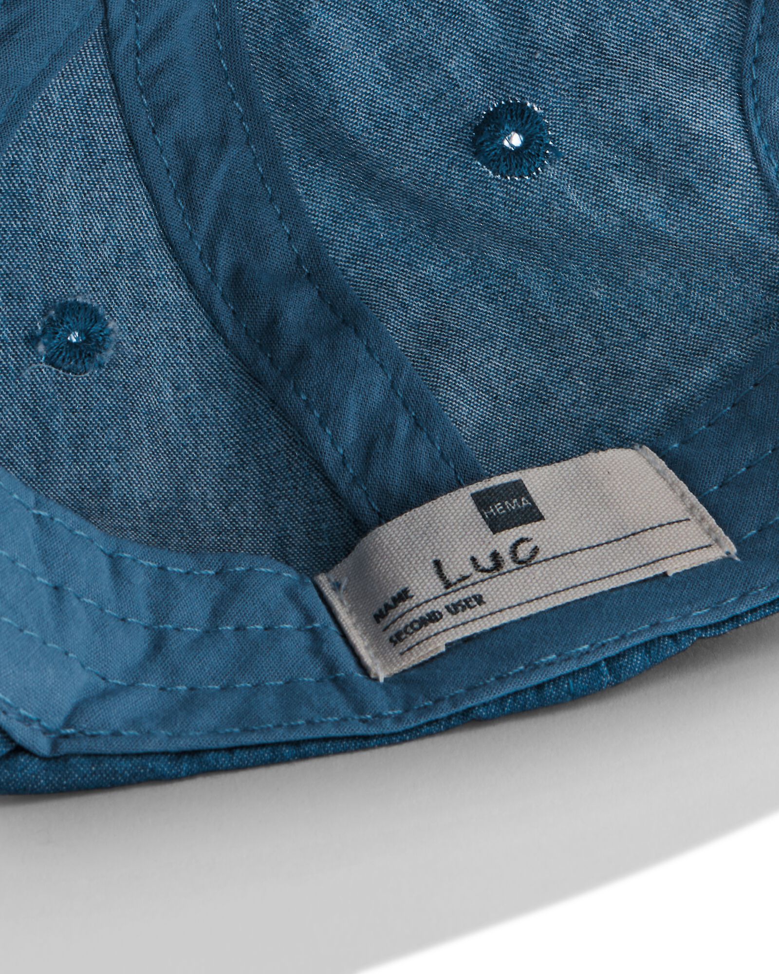 Babykappe jeansfarben jeansfarben - 33200525DENIM - HEMA