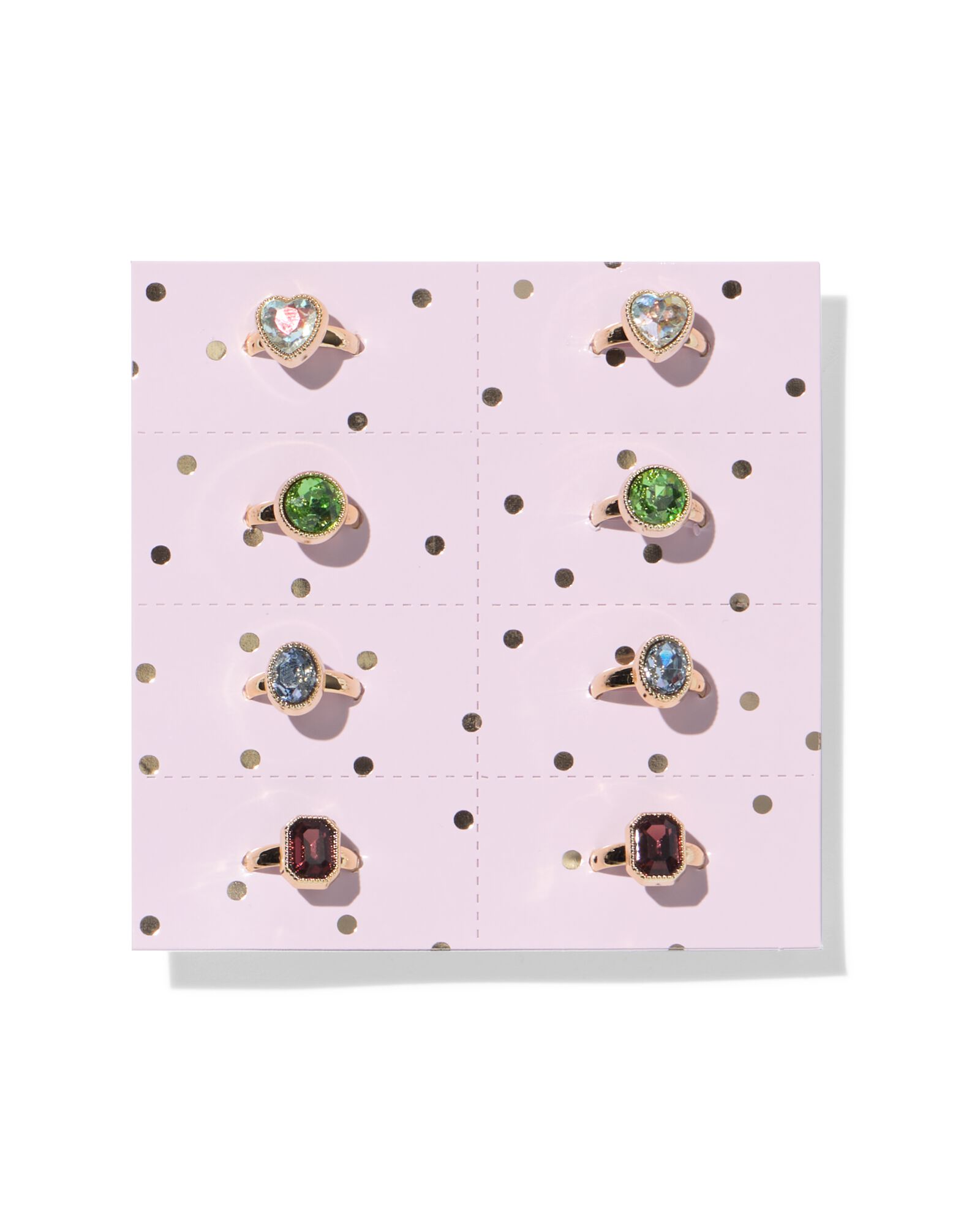 bagues enfant princesse - 8 pi&egrave;ces - 14250402 - HEMA