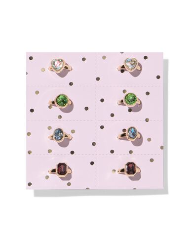 bagues enfant princesse - 8 pi&egrave;ces - 14250402 - HEMA