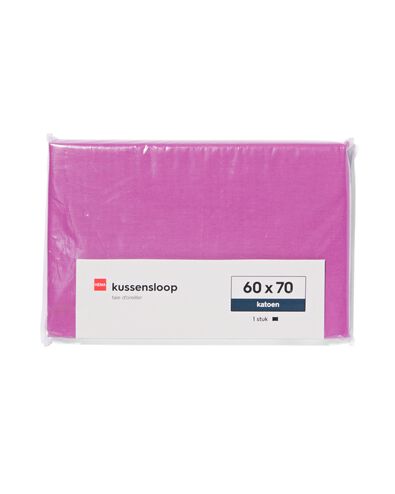 kussensloop 60x70cm zacht katoen violet - 5130018 - HEMA
