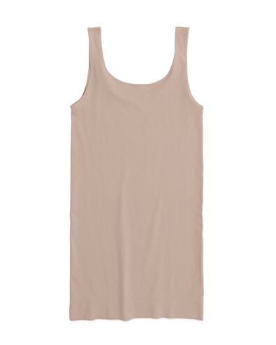 zwangerschapshemd naadloos micro beige beige - 1000030274 - HEMA