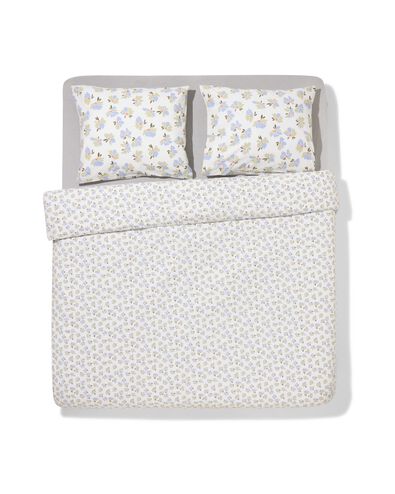 housse de couette 240x200/220 coton fleurs - 5700233 - HEMA