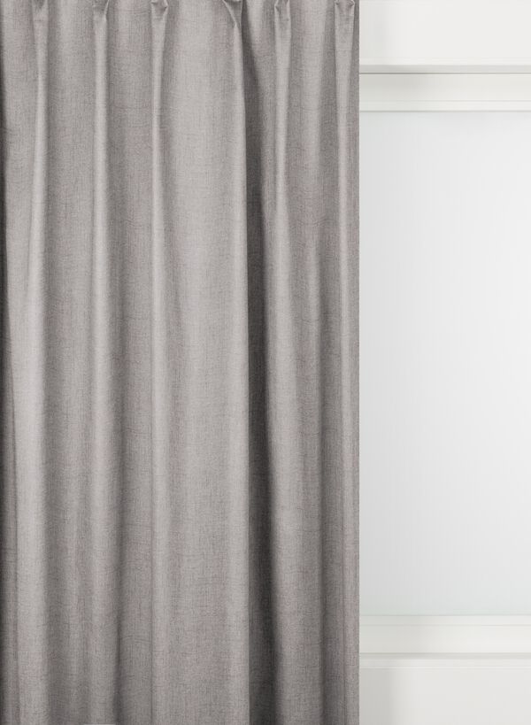 tissu rideaux occultant Nuenen gris gris - 2000000139 - HEMA