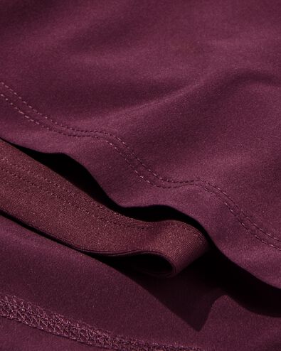 damessportbroekje  bordeauxrood bordeauxrood - 36000485BURGUNDYRED - HEMA