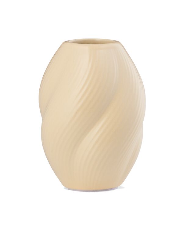 vase pour b&acirc;tonnets parfum&eacute;s ⌀7x10cm c&eacute;ramique twist naturel - 13507542 - HEMA